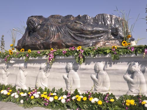 Vietnam’s biggest sapphire Buddha statue in Hoi An